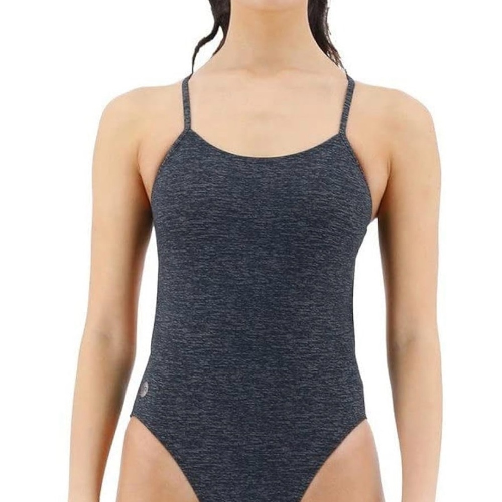 TYR Charcoal One-Piece Swimsuit